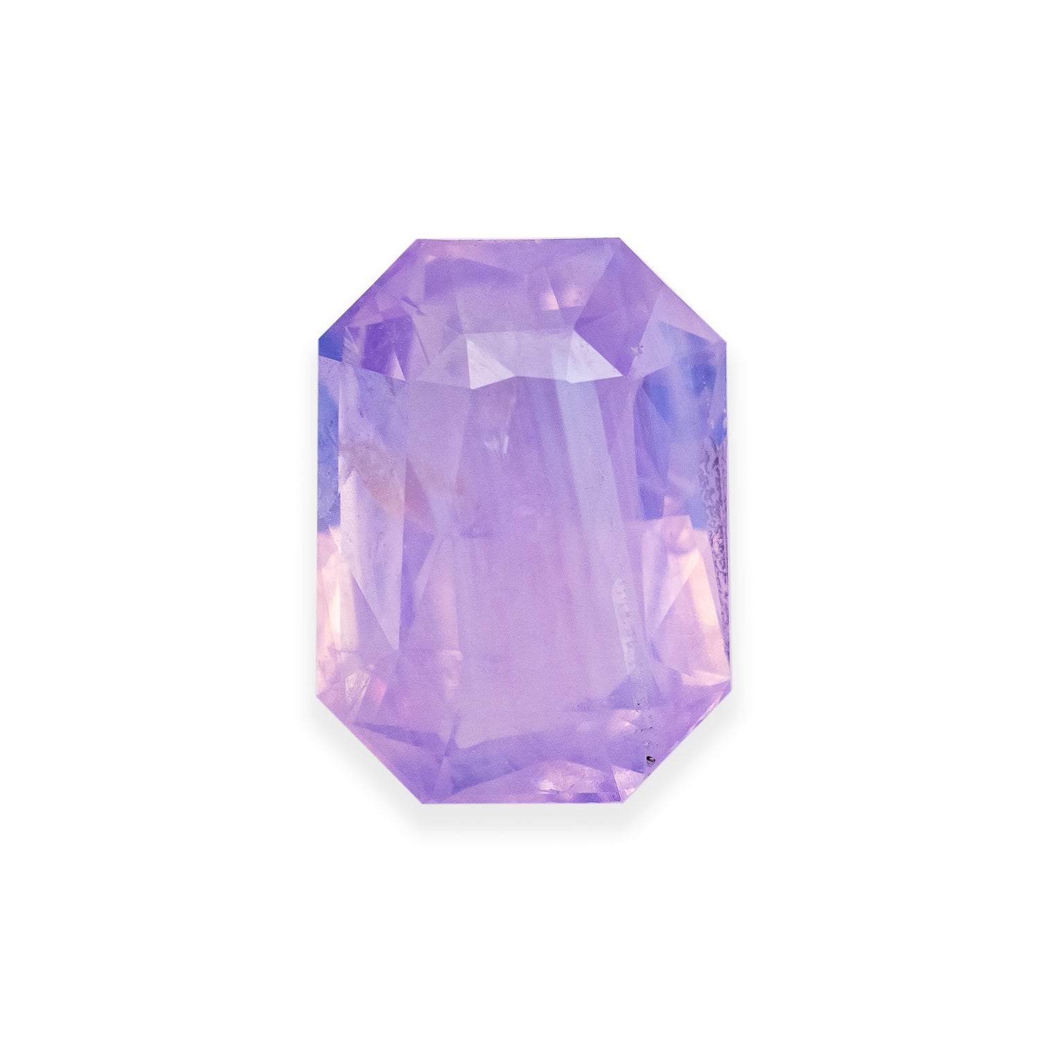 4.46ct 10.95x7.95x4.98mm Custom Octagon Radiant Cut Opalescent Pink Sapphire