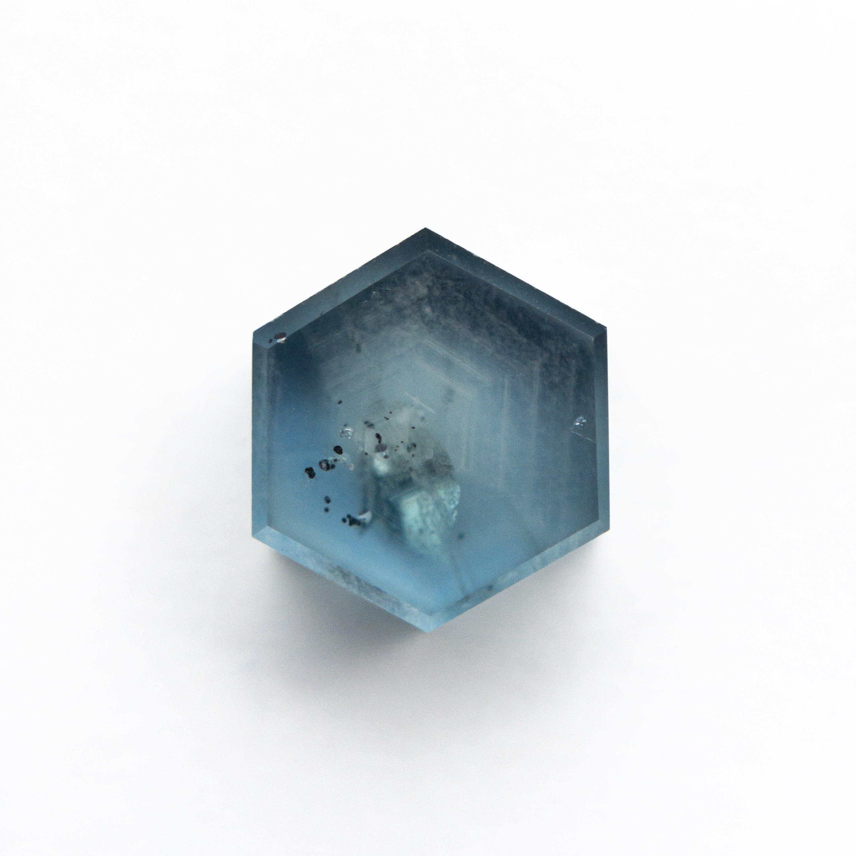 4.93ct 8.77x7.59x5.00mm Hexagon Slab Sapphire 22220-01-Staghead Designs