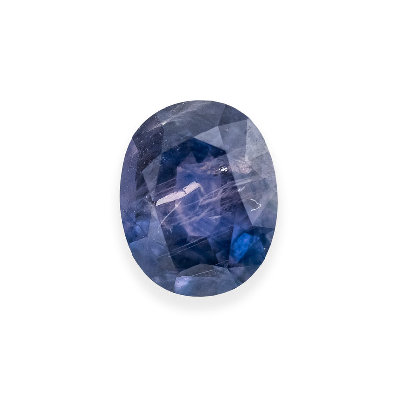 1.2ct 7x5.6x3.5mm OVAL BRILLIANT CUT PURPLE MONTANA SAPPHIRE-Staghead Designs