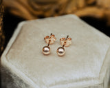 14K GOLD BALL STUD EARRINGS-9