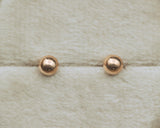 14K GOLD BALL STUD EARRINGS-10