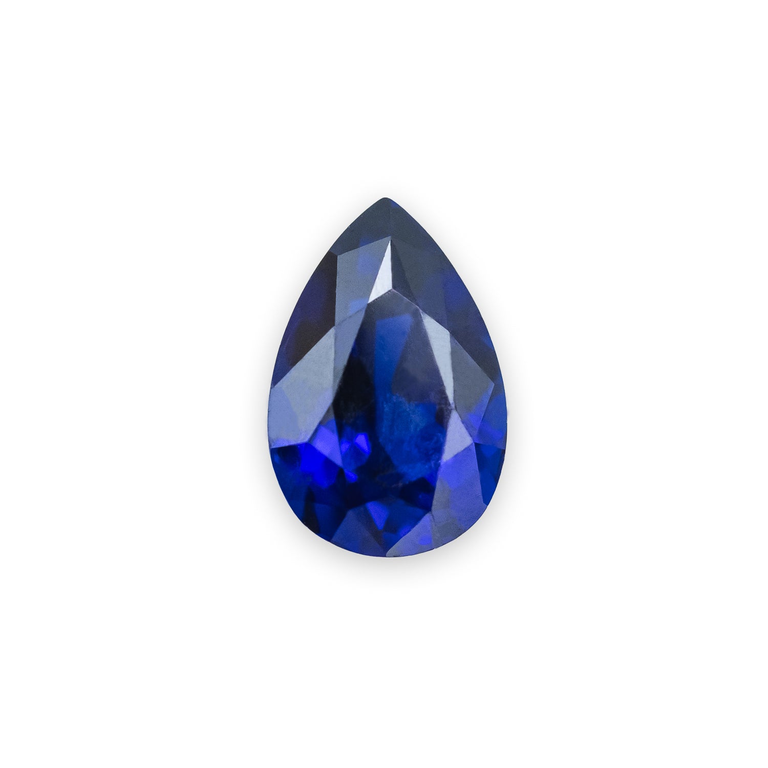Pear Cut Lab-Grown Sapphire