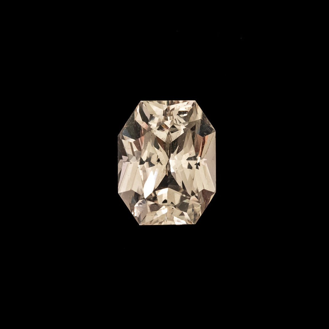 NEW - "ANGELA" - EMERALD CUT WHITE SAPPHIRE-2