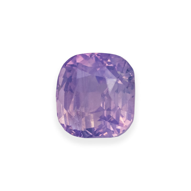 5.17ct UNHEATED CUSHION BRILLIANT-CUT PURPLE-PINK SAPPHIRE - SRI LANKA-Staghead Designs