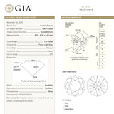 2.01ct 8.07x8.01x5.03mm GIA SI1 Fancy Grey Round Brilliant 18868-01 - Misfit Diamonds