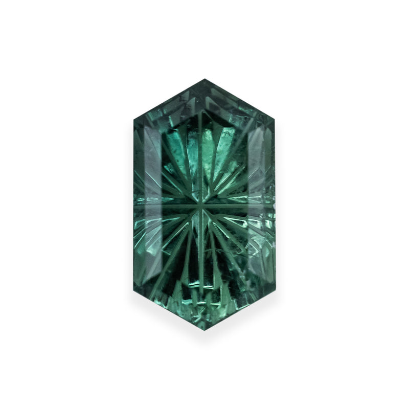 1.93ct 10x5.7mm RUPEE CUT TEAL TOURMALINE