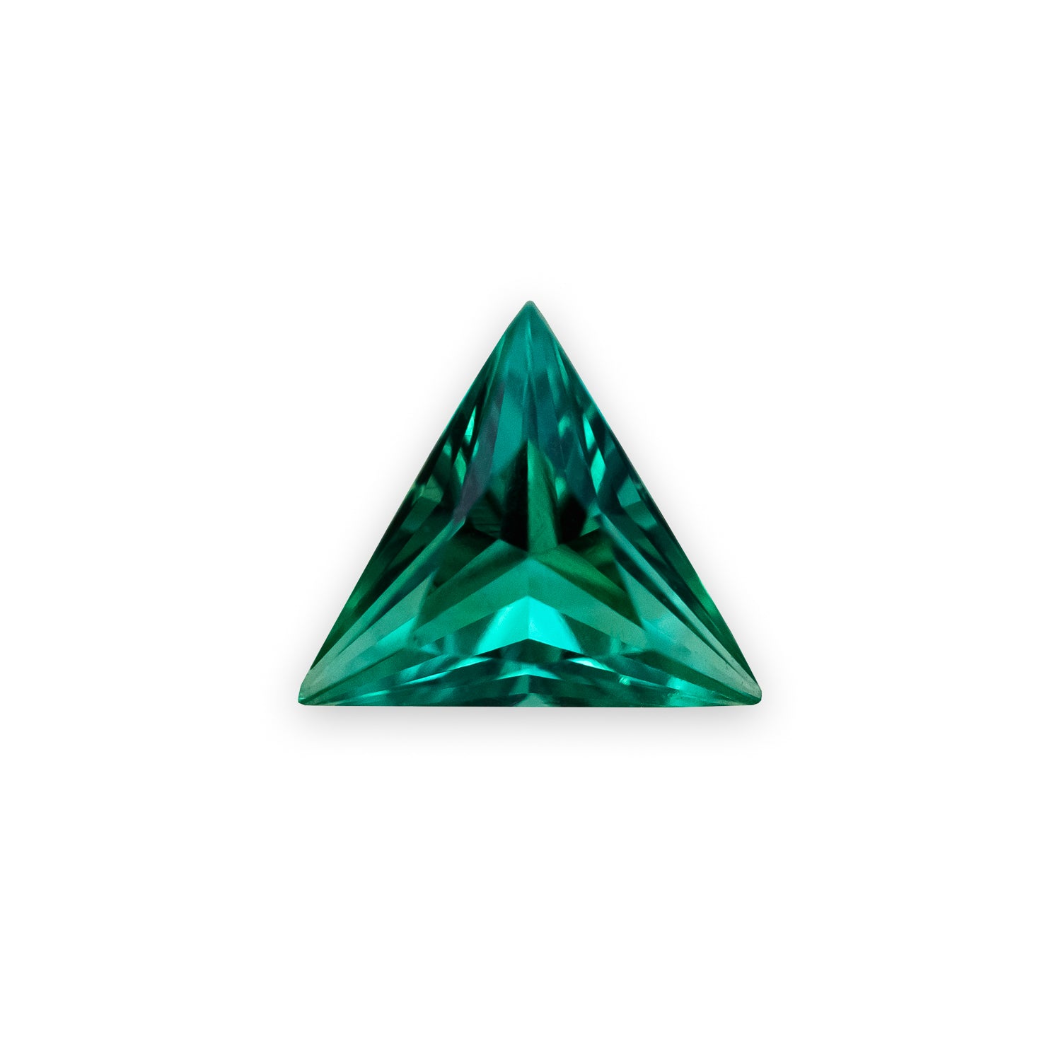 Triangle Cut Lab-Grown Emerald