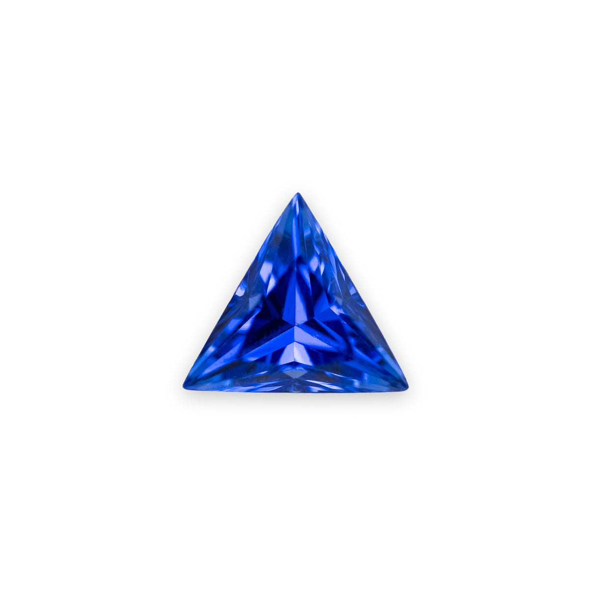 Triangle Cut Lab-Grown Sapphire-Staghead Designs