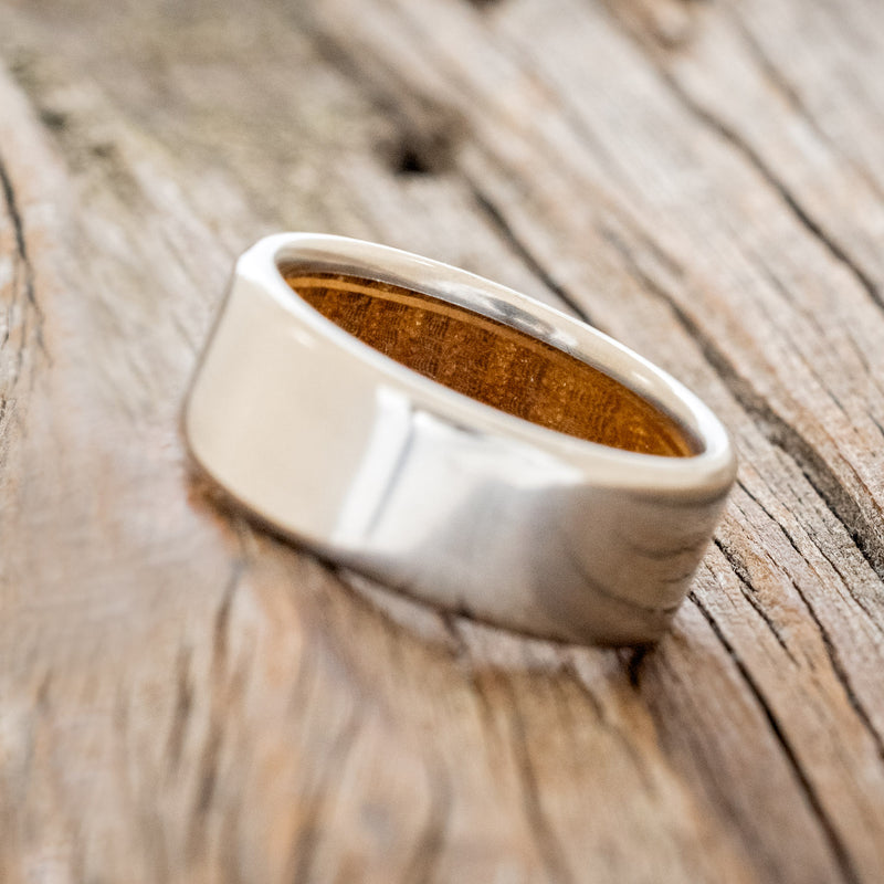 LINED WEDDING BAND WITH A CUSTOM FINISH-Staghead Designs