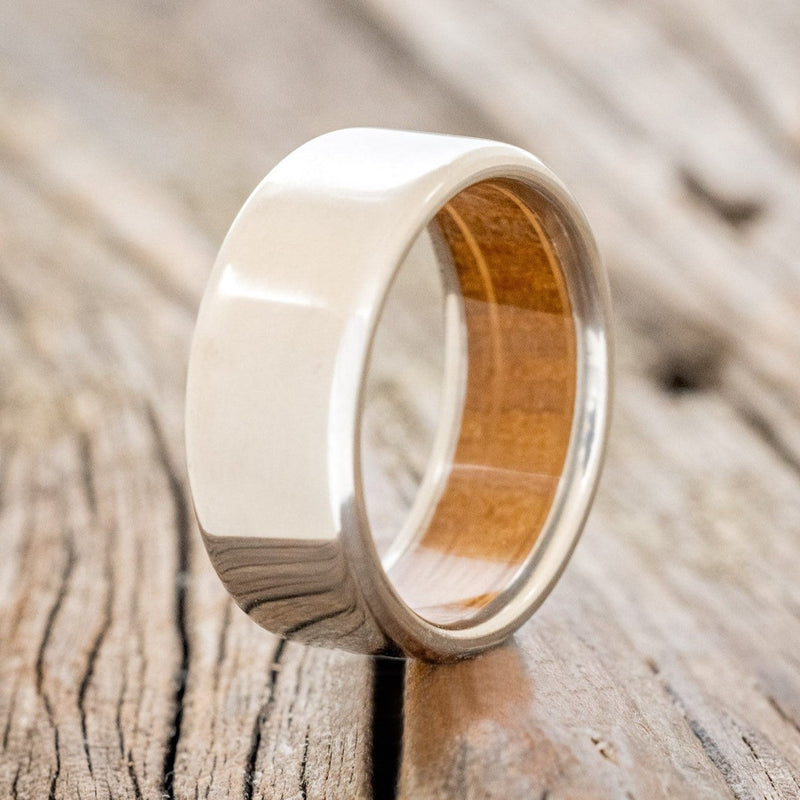 LINED WEDDING BAND WITH A CUSTOM FINISH-Staghead Designs