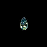 0.88ct 7.96x4.81x3.08mm PEAR GREEN BLUE BI-COLOR MADAGASCAR SAPPHIRE-2