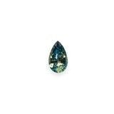 0.88ct 7.96x4.81x3.08mm PEAR GREEN BLUE BI-COLOR MADAGASCAR SAPPHIRE-1