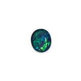 9 x 10.3mm OVAL AUSTRALIAN BLACK OPAL-1