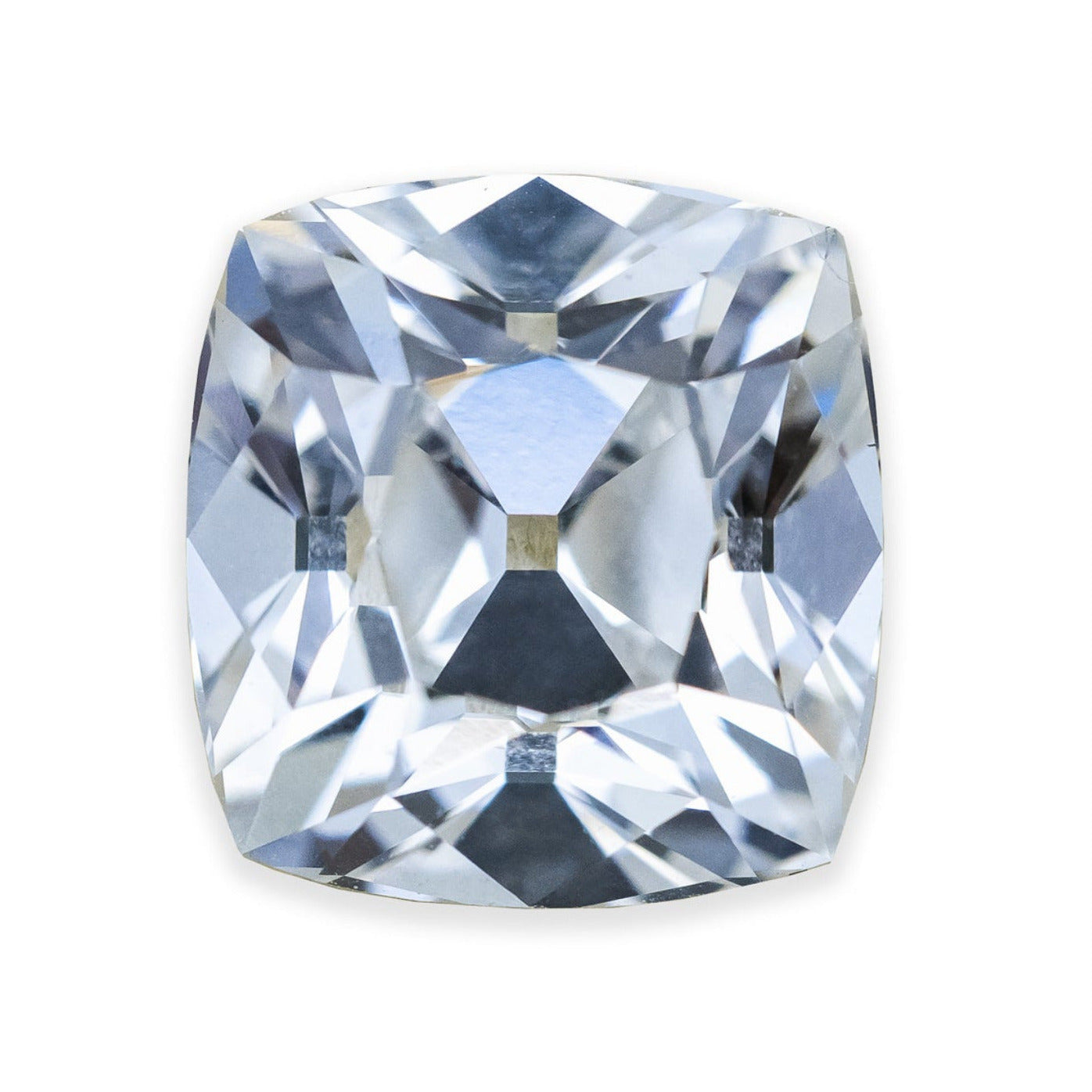 2.14ct 7.70x7.32x4.96mm CUSHION OLD MINE CUT LAB GROWN DIAMOND - IGI VVS2 E-Staghead Designs