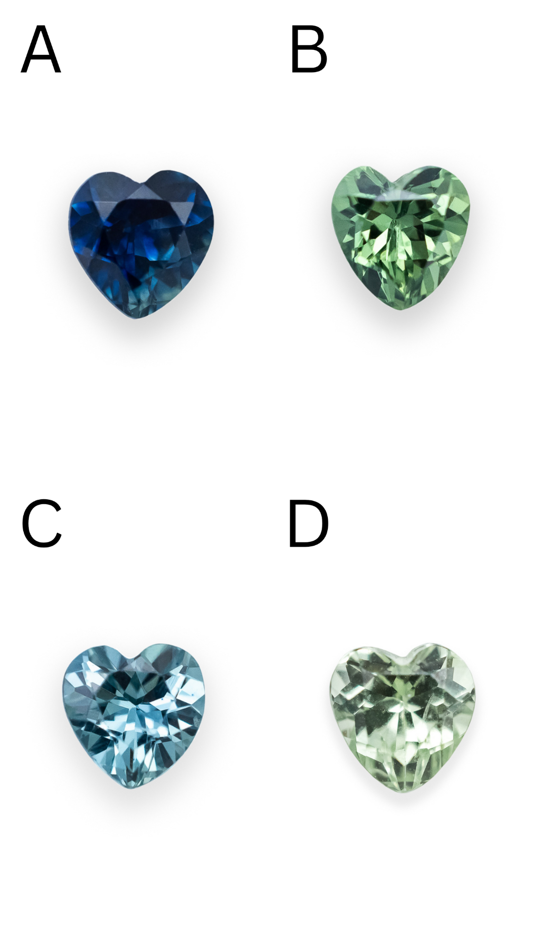 BEZEL SET HEART-CUT SAPPHIRE NECKLACE-Staghead Designs