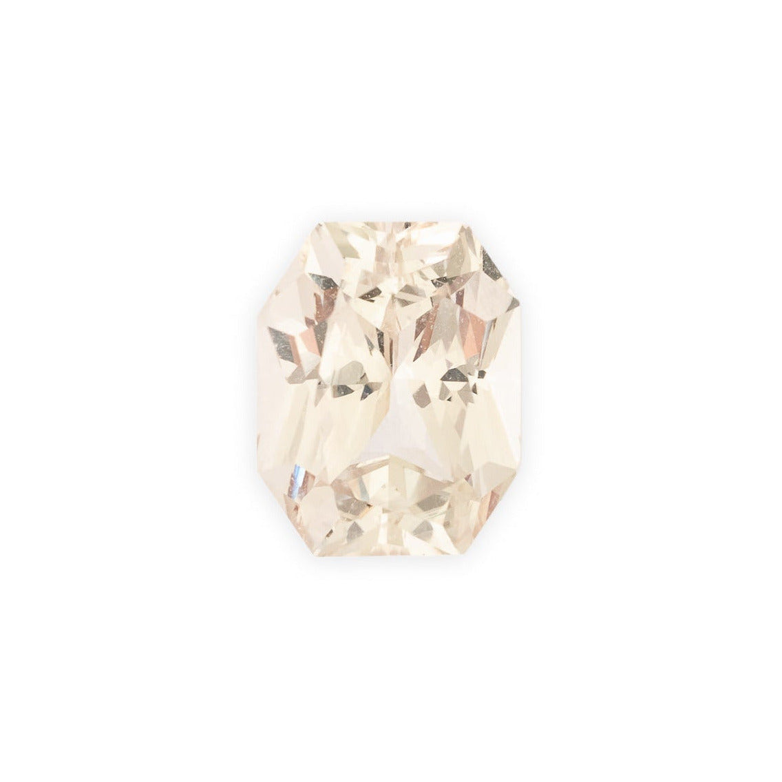 NEW - "ANGELA" - EMERALD CUT WHITE SAPPHIRE-1