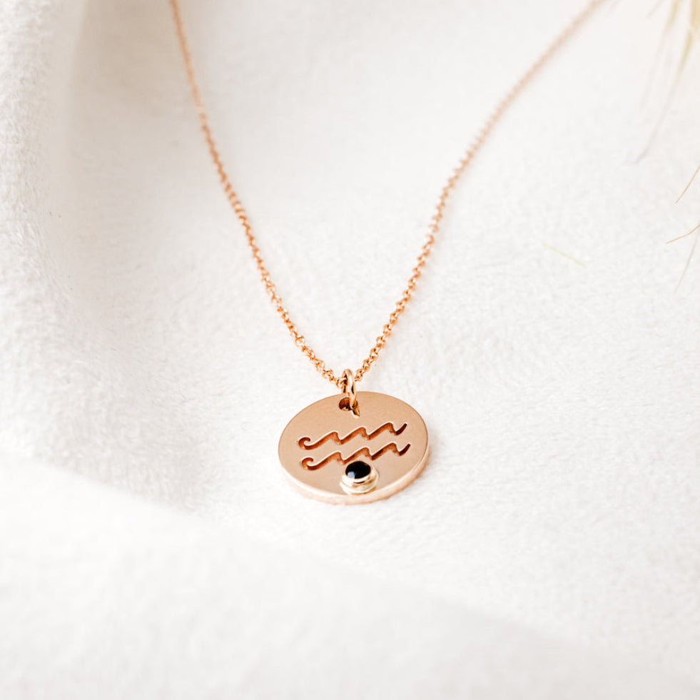 AQUARIUS ZODIAC CONSTELLATION NECKLACE-1