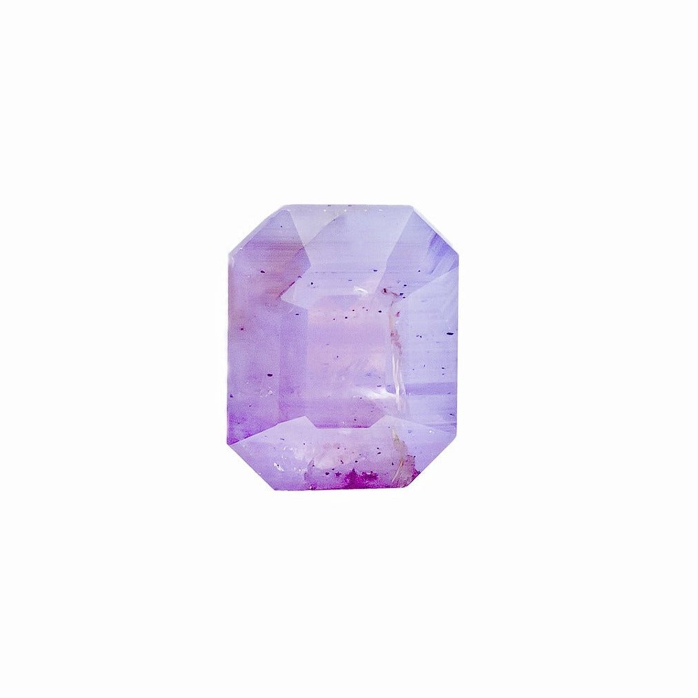 "ARIA" - CUT CORNER OPALESCENT PURPLE SAPPHIRE-1