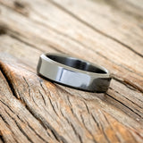 SOLID METAL HAND-TURNED WEDDING BAND-5