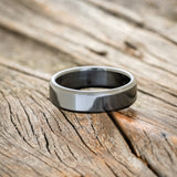 SOLID METAL HAND-TURNED WEDDING BAND