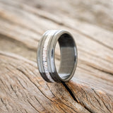 "AUSTIN" - ANTLER WEDDING RING - READY TO SHIP-1