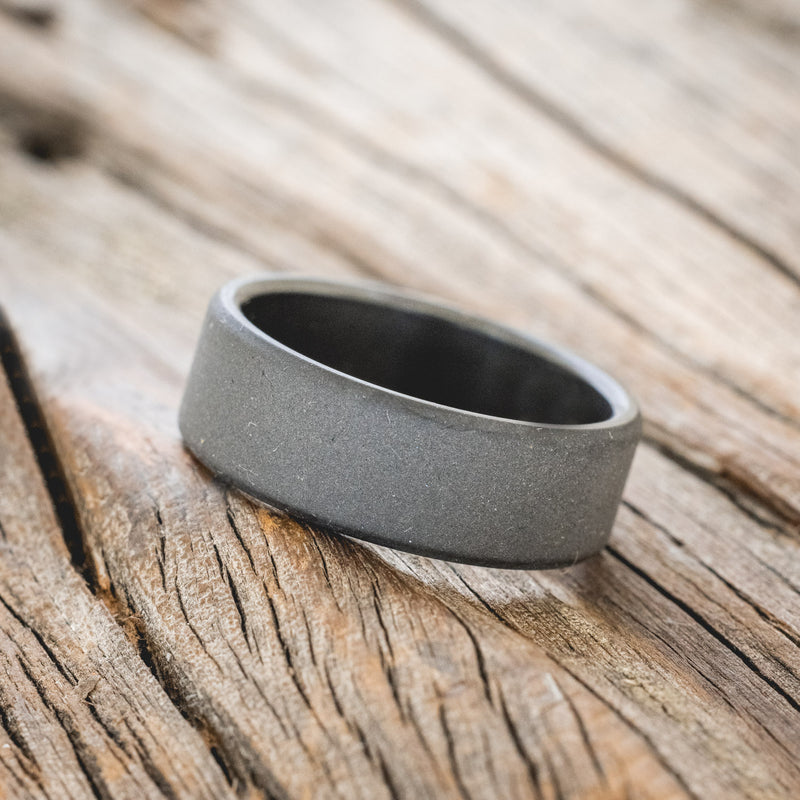 SANDBLASTED WEDDING BAND - READY TO SHIP-5