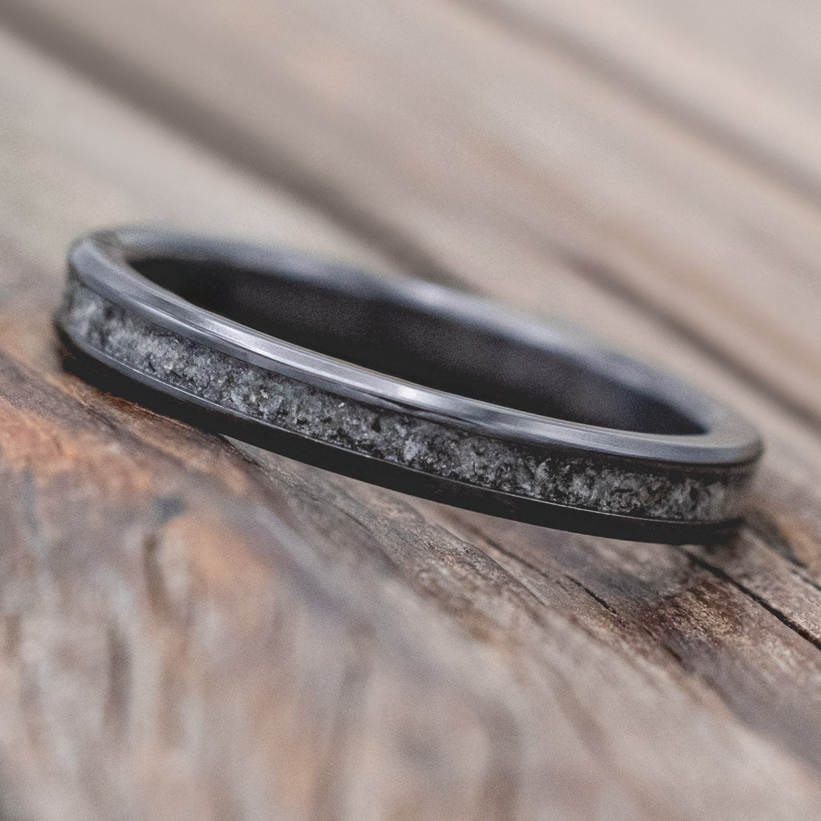 "ETERNA" - MOONSTONE STACKING BAND-Staghead Designs