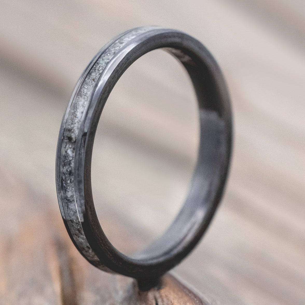 "ETERNA" - MOONSTONE STACKING BAND-Staghead Designs