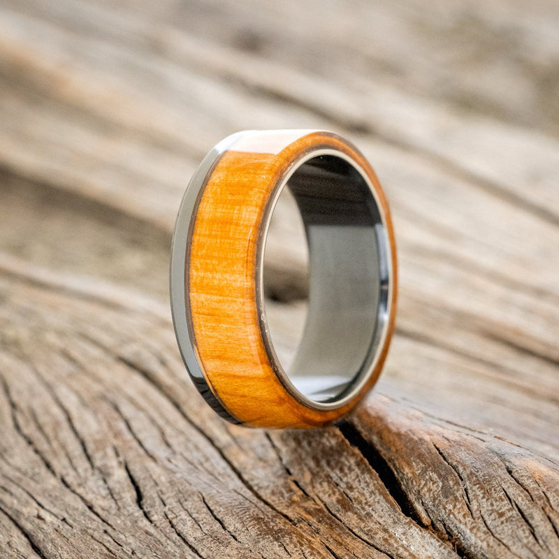 "EZRA" - JUNIPER WOOD WEDDING BAND-1