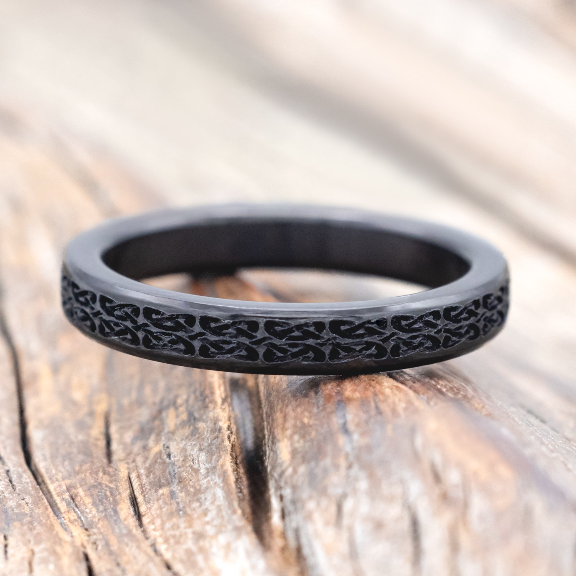 CELTIC LOVE KNOT WEDDING BAND-Staghead Designs