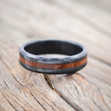 "NIRVANA" - CENTERED REDWOOD WEDDING RING