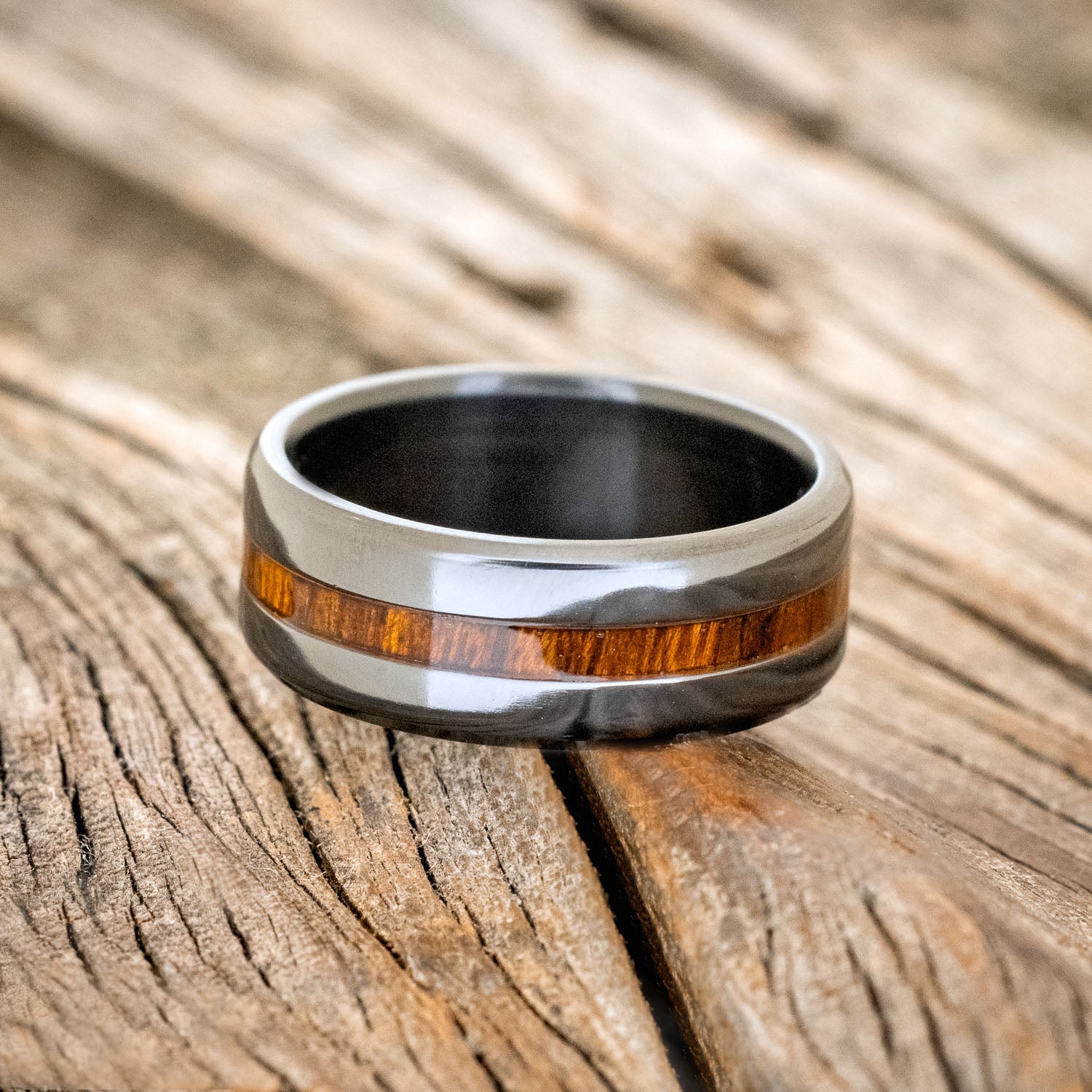 "NIRVANA" - CENTERED IRONWOOD WEDDING MATCHING SET-10