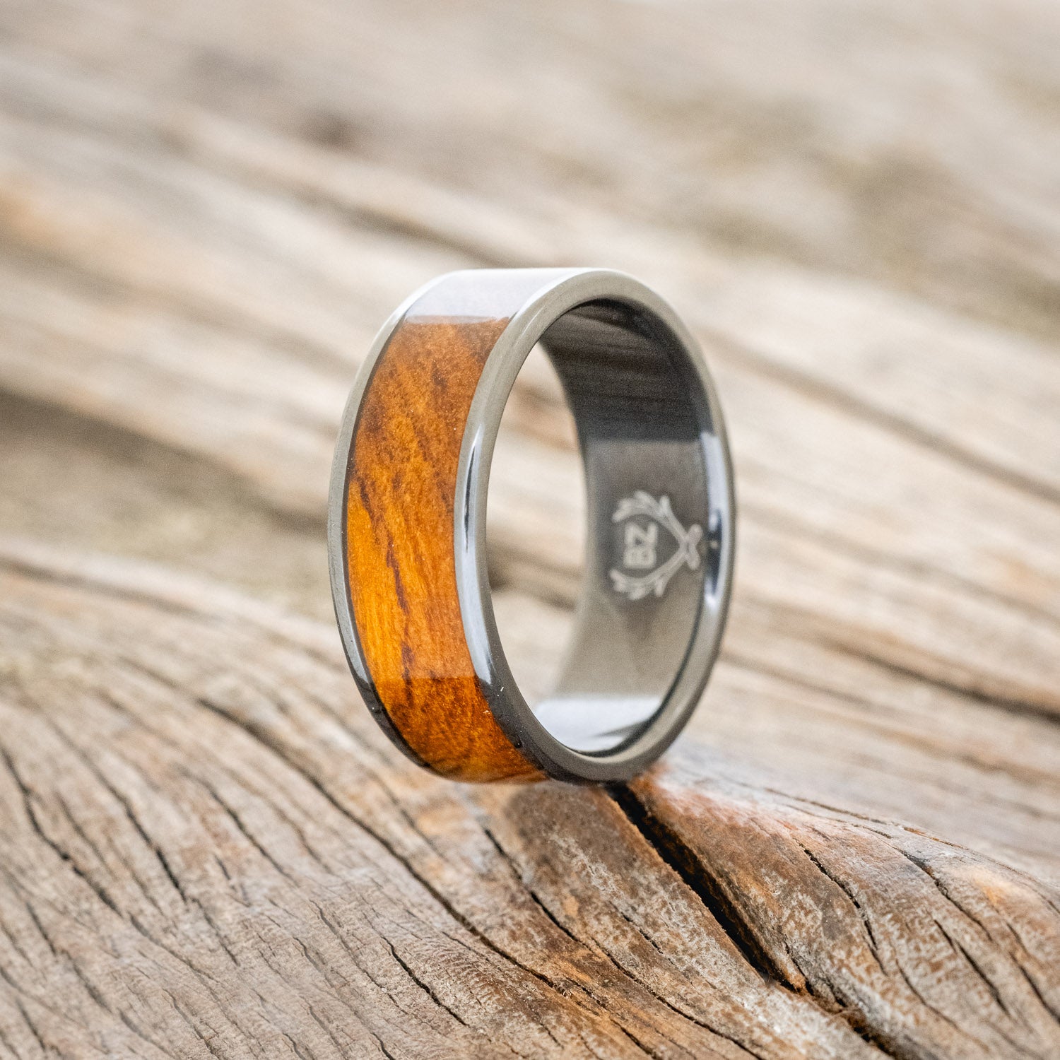 "RAINIER" - IRONWOOD WEDDING BAND-7