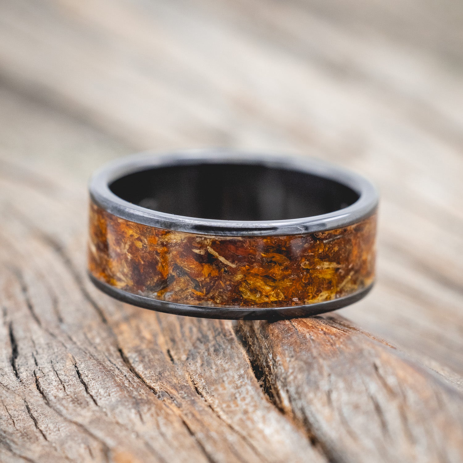 "RAINIER" - MARIGOLD PETALS WEDDING BAND-Staghead Designs