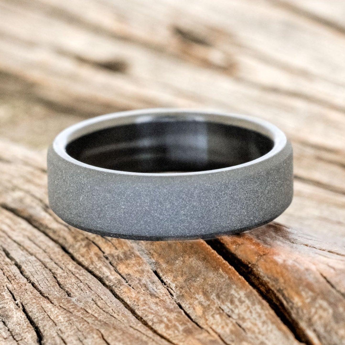 SANDBLASTED WEDDING BAND-9