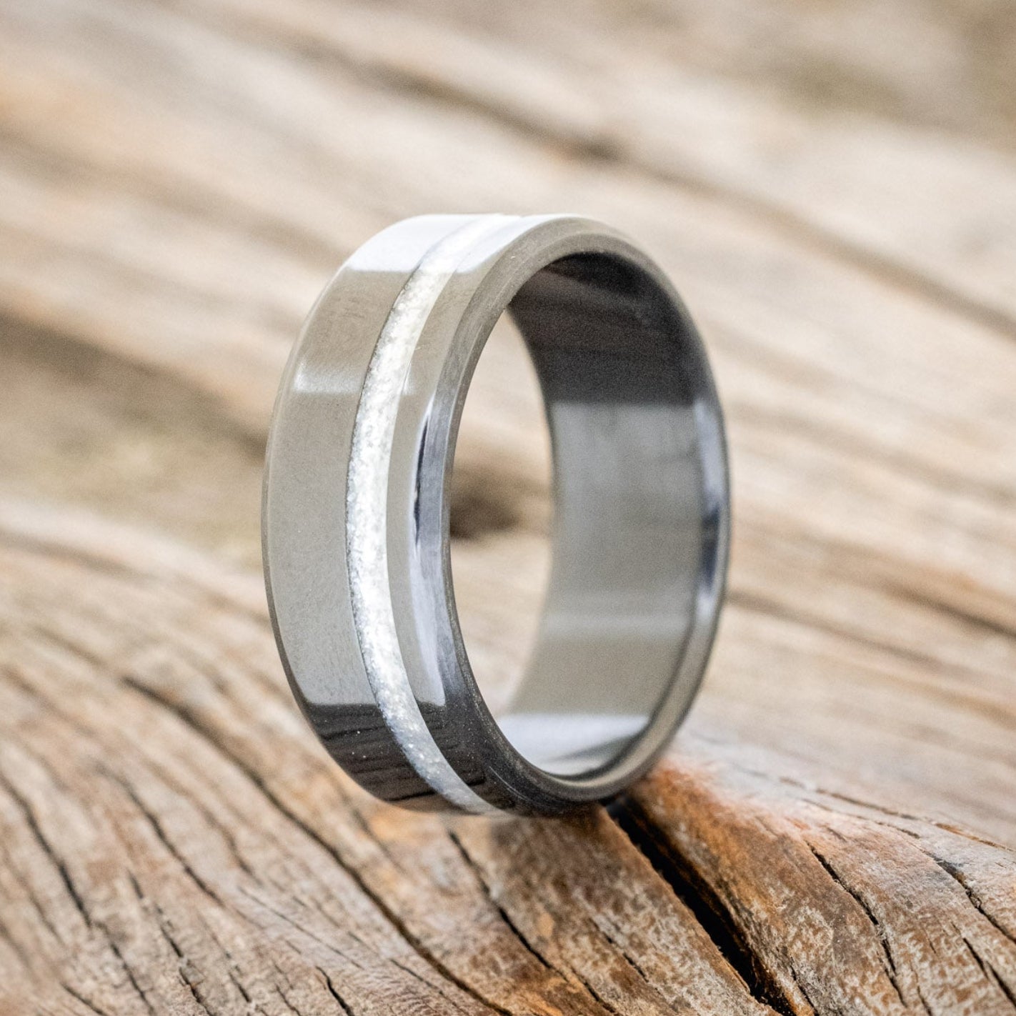 "VERTIGO" - DIAMOND DUST WEDDING RING-4