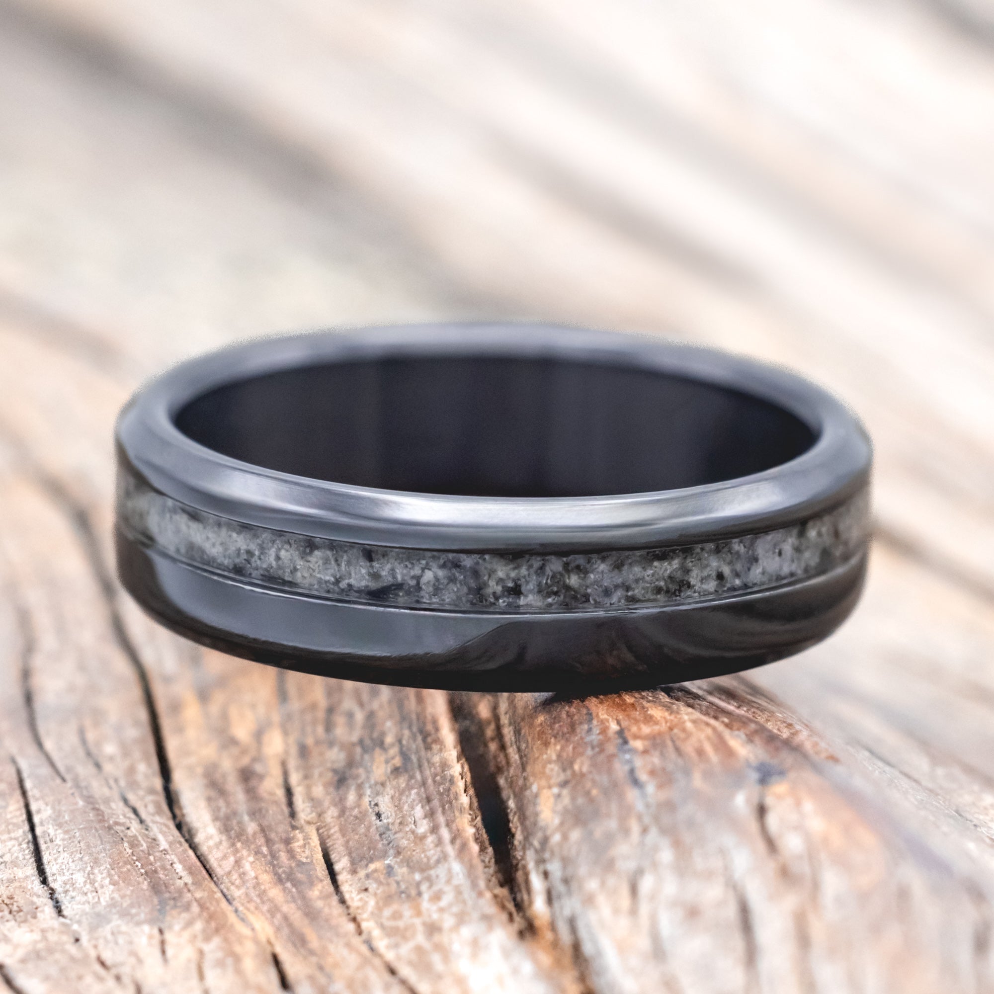 "VERTIGO" - MOONSTONE WEDDING RING-Staghead Designs