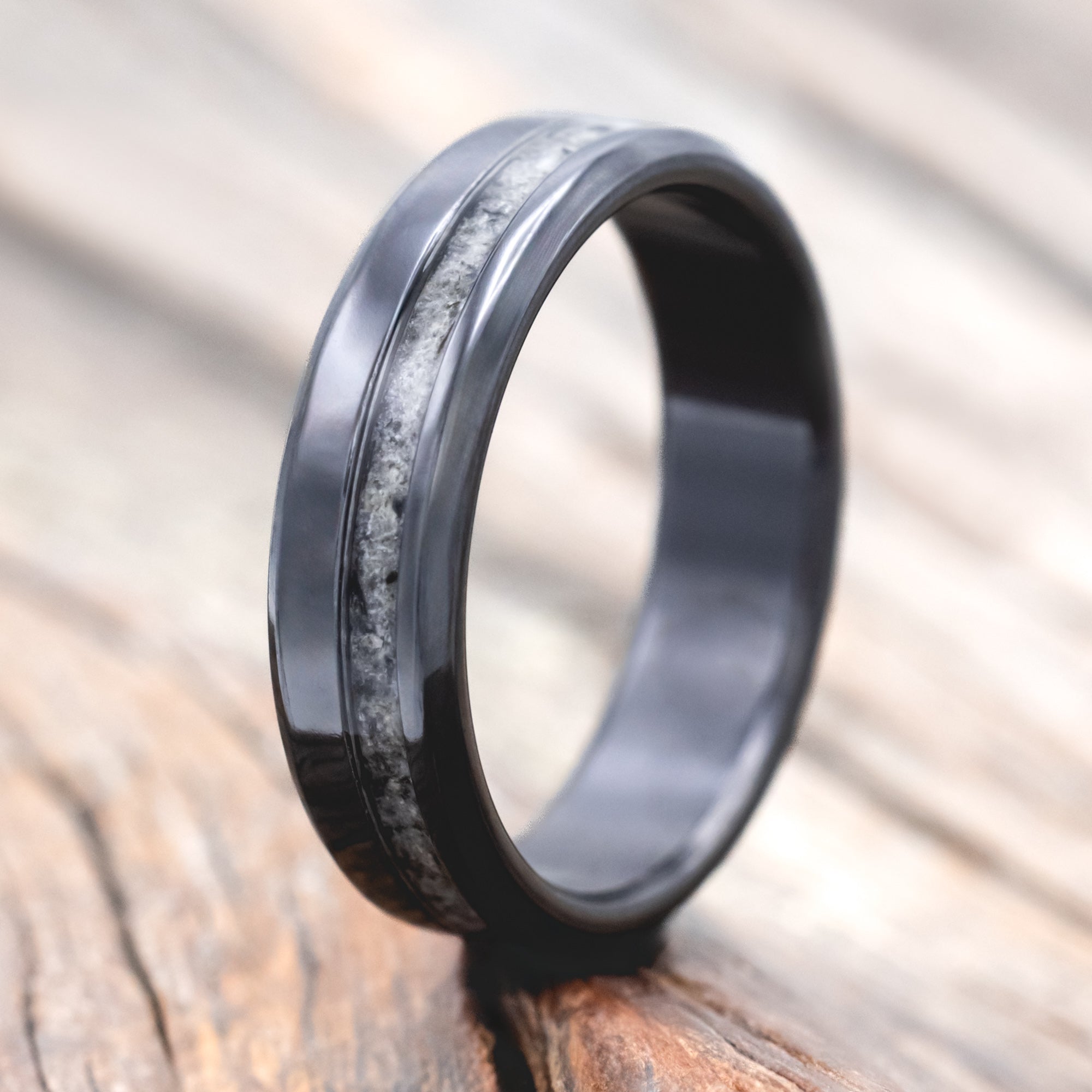 "VERTIGO" - MOONSTONE WEDDING RING-Staghead Designs