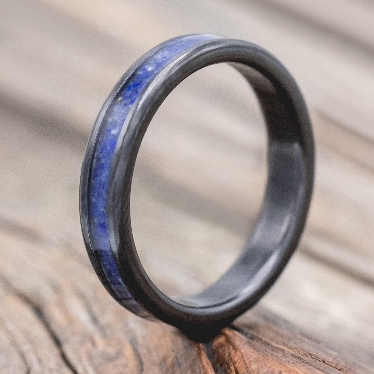 "ETERNA" - LAPIS LAZULI STACKING BAND-Staghead Designs