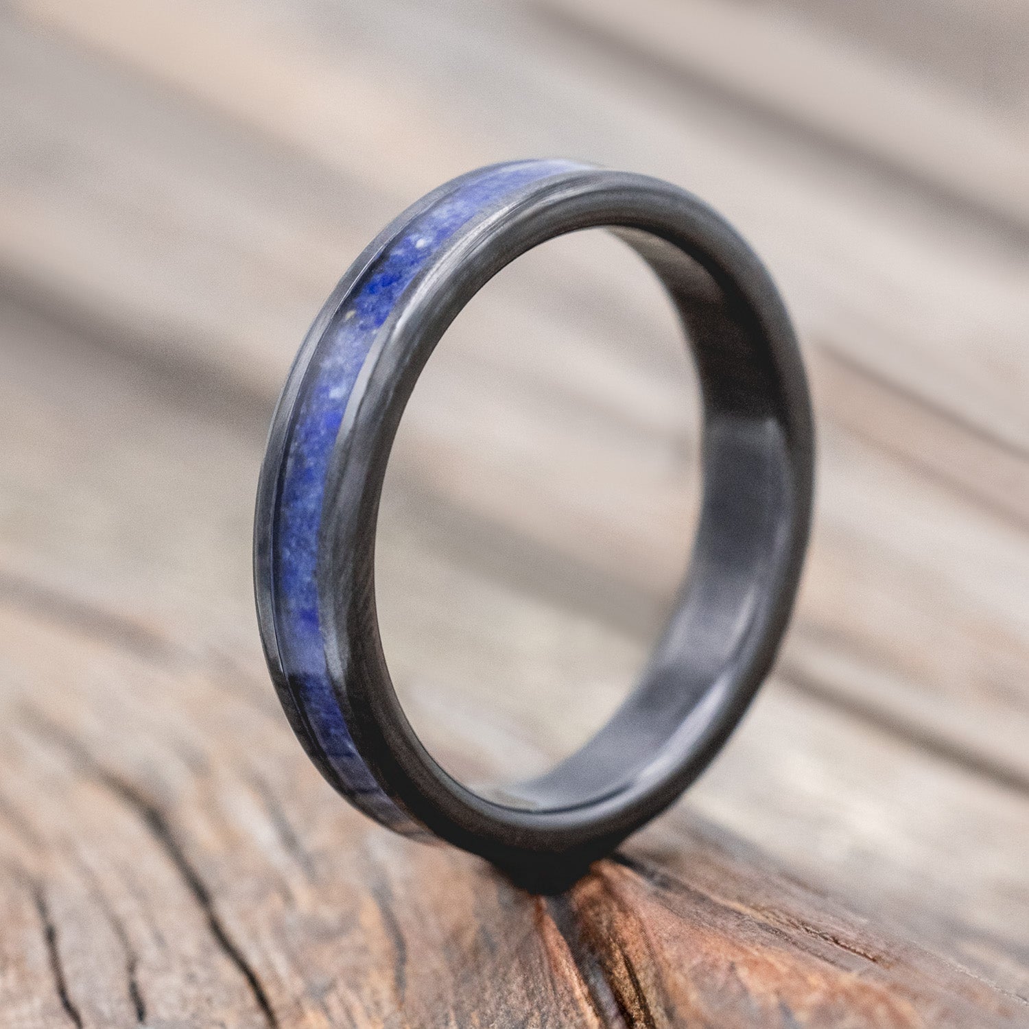"ETERNA" - LAPIS LAZULI STACKING BAND-Staghead Designs