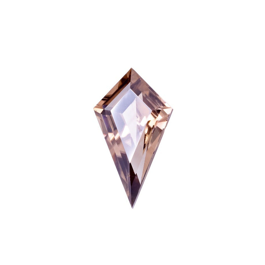 "COCOA" - KITE CUT CHOCOLATE BROWN ZIRCON-1