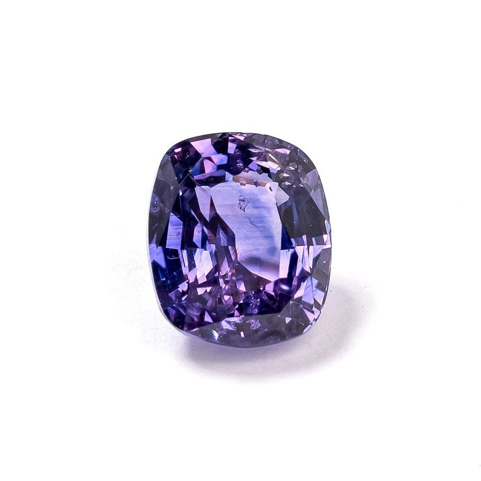 "CORELLA" - CUSHION CUT COLOR-CHANGE SAPPHIRE-1