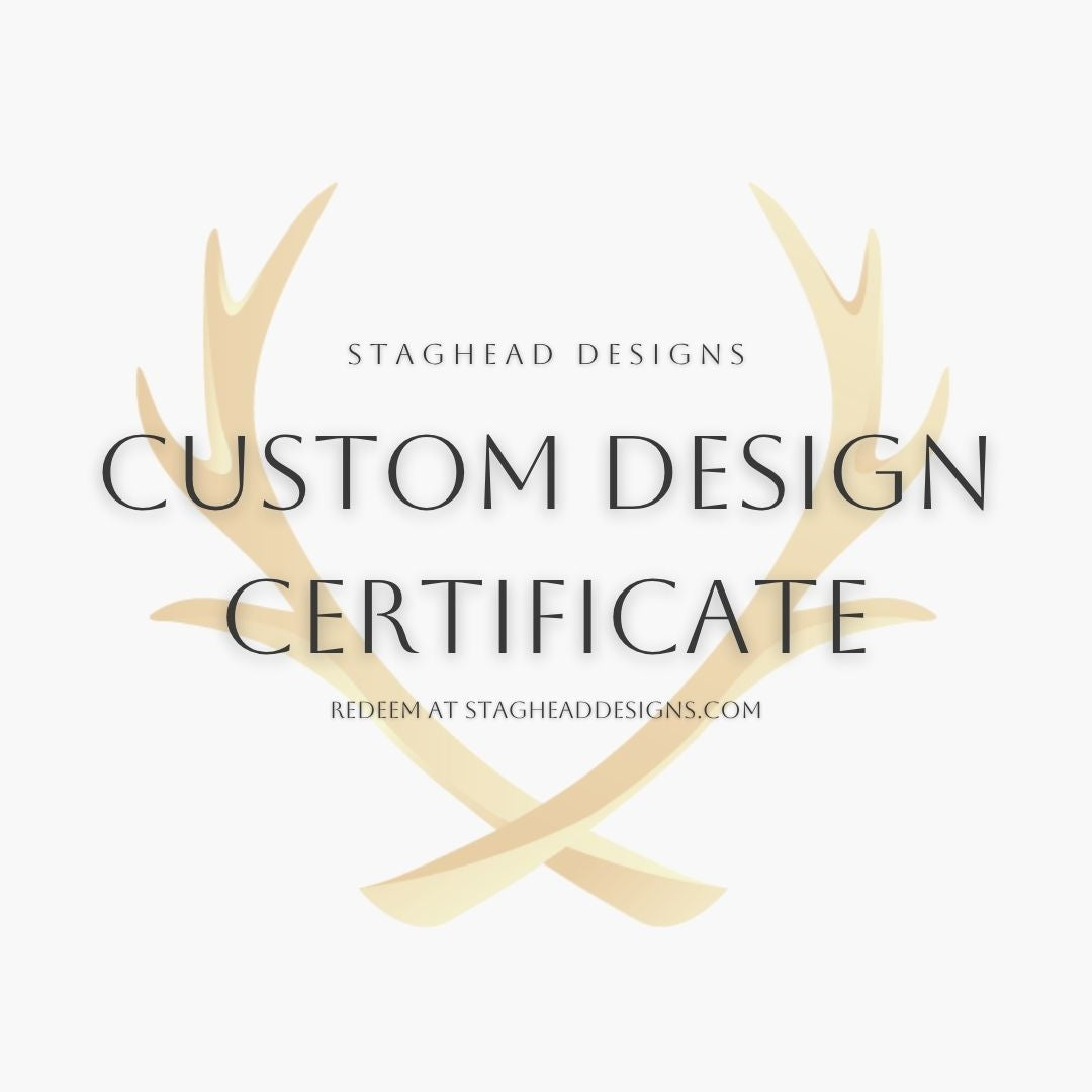 Custom Design Certificate-Staghead Designs