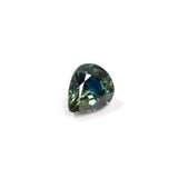 "DEMETRA" - PEAR TEAL GREEN BI-COLOR MADAGASCAR SAPPHIRE-3