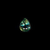 "DEMETRA" - PEAR TEAL GREEN BI-COLOR MADAGASCAR SAPPHIRE-4