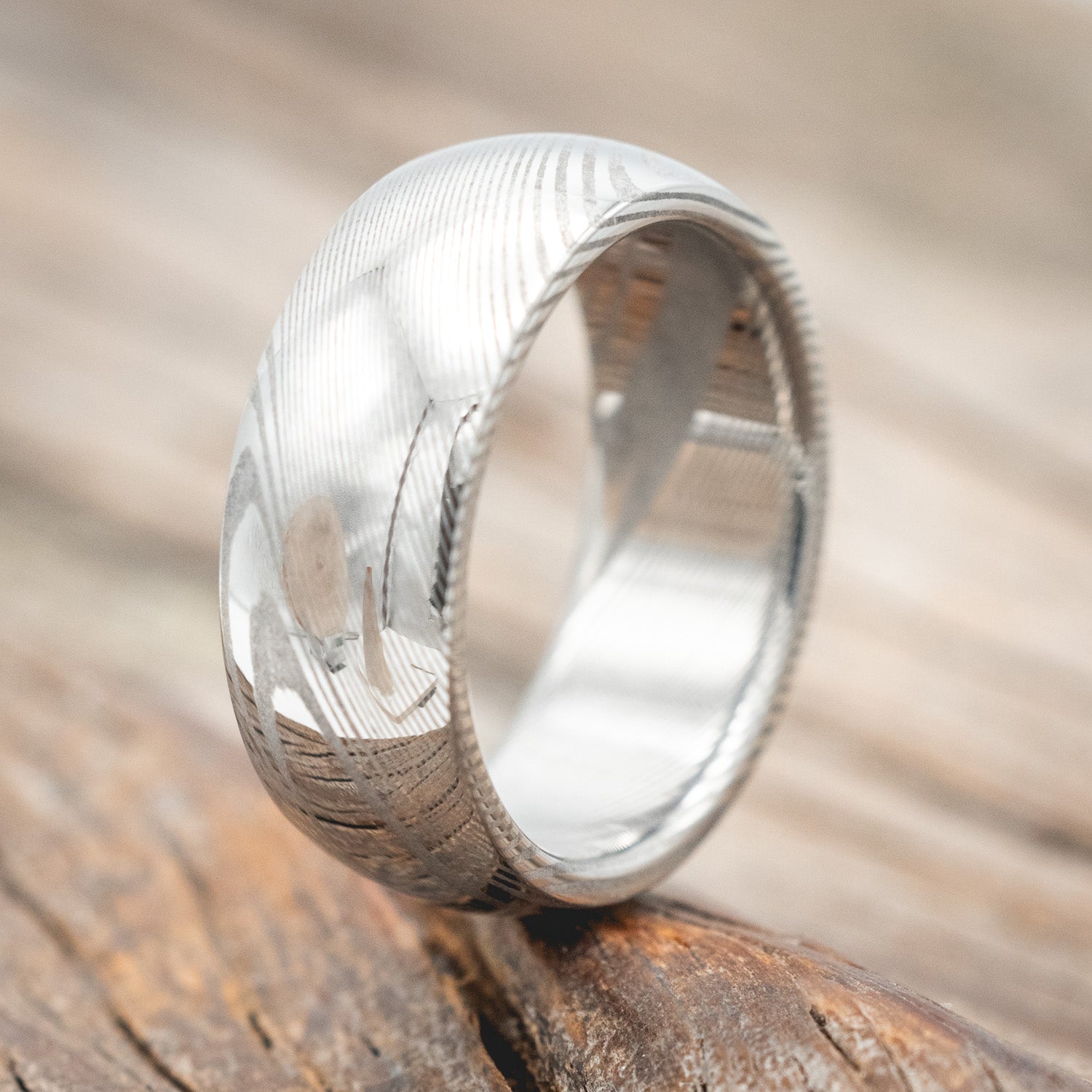 DOMED PROFILE WEDDING BAND-Staghead Designs