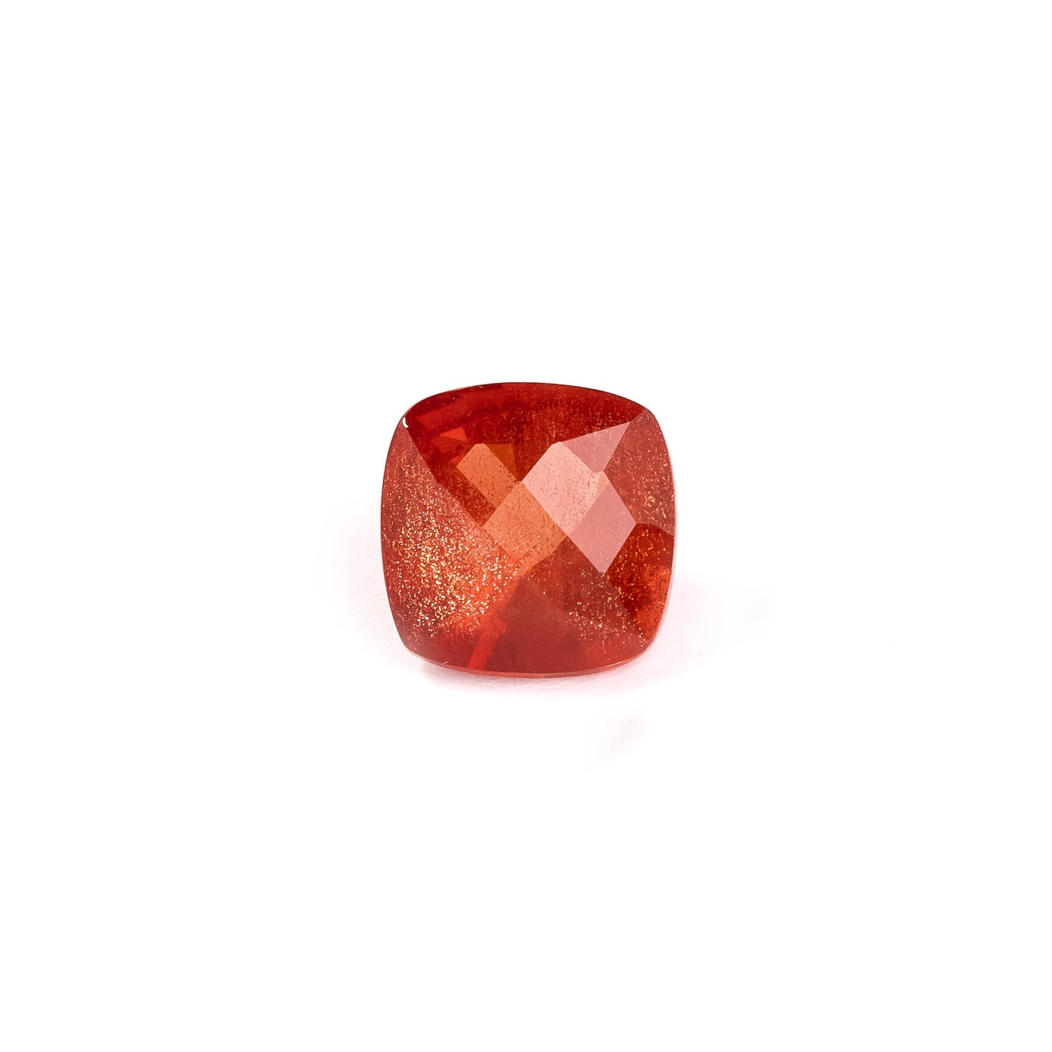 "DREAMY" - CHECKERBOARD CUSHION CUT OREGON SUNSTONE-1