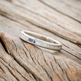 "ETERNA" - ANTLER & LAPIS LAZULI STACKING BAND-5