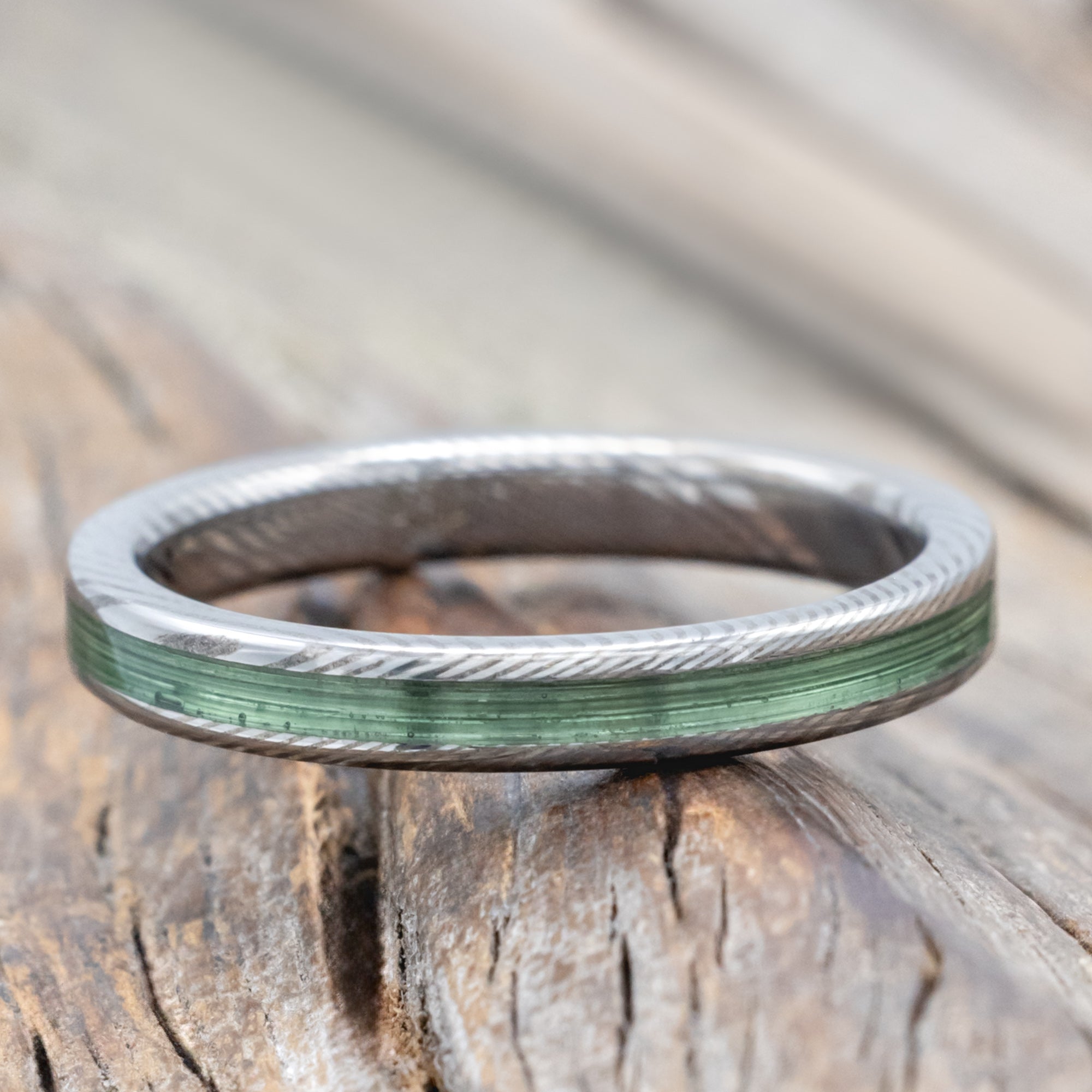 "Eterna" - Fishing Line Stacking Band-Staghead Designs
