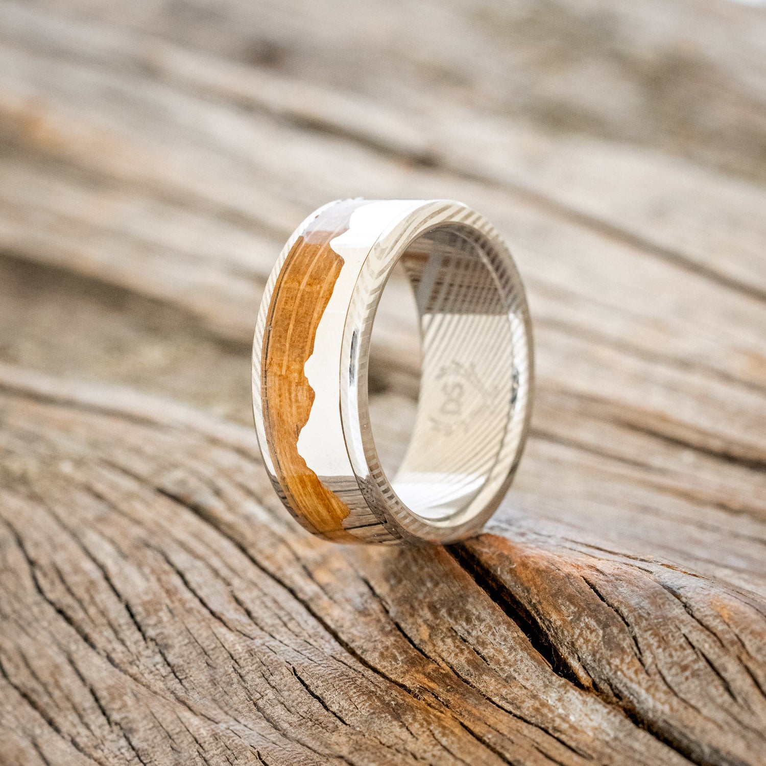 "HELIOS" - SILVER MOUNTAIN RANGE WEDDING BAND-Staghead Designs
